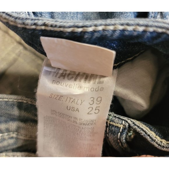 Machine Jeans Sz 25 Distressed Skinny - Picture 10 of 10
